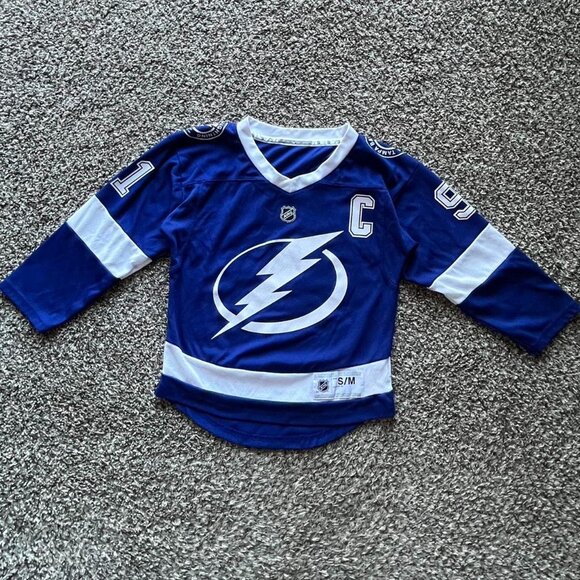Blue And White Tampa Bay Lightning Jersey NHL Jersey - Picture 1 of 7